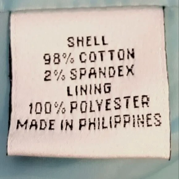 Talbots Teal Paisley Patterned Velvet Stretch Buttoned Blazer Size 4 - Picture 7 of 9